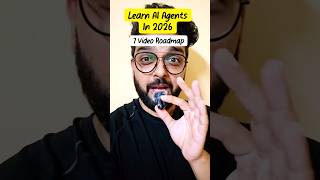 Learn AI agents in 2026 - 7 Video Roadmap