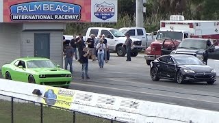 Http://www.streetcardrags.com/tesla-model-s-p85d-sets-14-mile-world-record-while-challenger-hellcat-goes-up-in-smoke-drag-racing/
free supercharging on a tes...