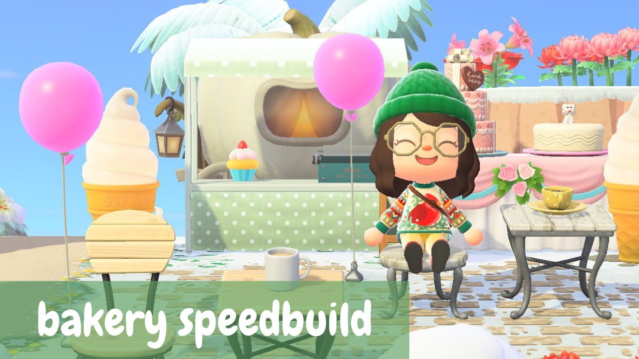 ACNH Bakery Speedbuild Cakes and Pies YouTube