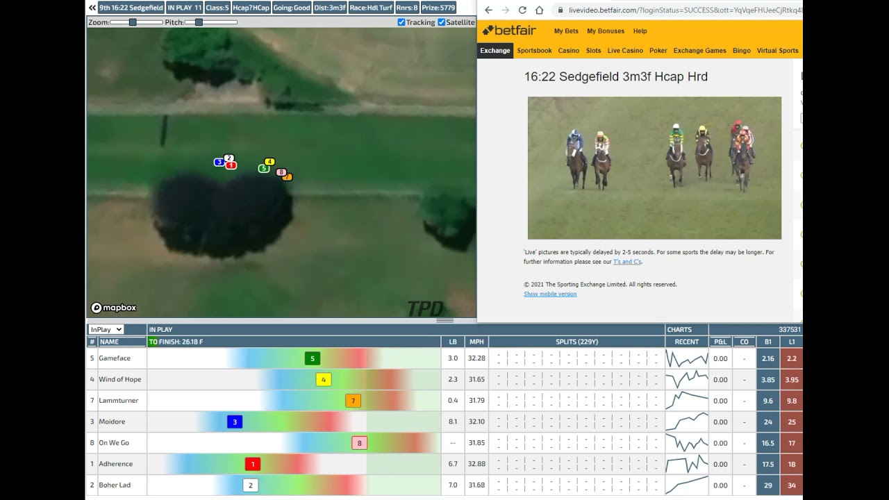 Race 30 to 43 In Play Lay Betting Demo 9th to 10th April