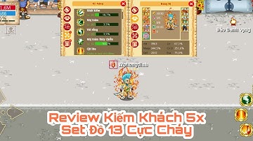 HTTH: Review Kiếm Khách 5x Set Đồ 13 Full Đá Siêu Cấp