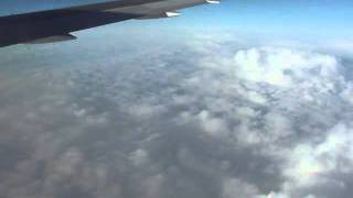 Vancouver-to-Tokyo (NRT) flight (Part 1: to Int'l Date Line over Bering Sea) 2012-02-10