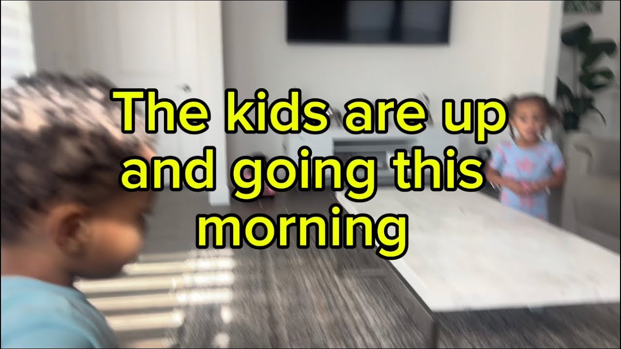 Our mornings on weekends are full of energy 