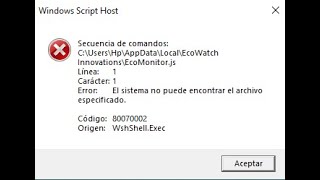 Do you get this error when starting your computer Windows Script Host