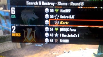 3rd Map Slums 6-2 MLG Variant SnD Vs uniQ.Classic