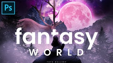 Create a Magical Fantasy World in Photoshop | Photo Manipulation Tutorial #photoshoptutorial