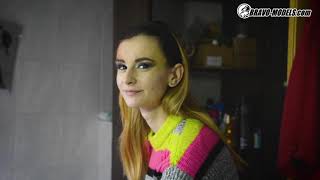 Backstage - Make-Up from photoshoot with - model - ADELLE UNICORN - Cosplay 3DVR Video content