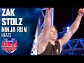 Zak Stolz speeds through the course in Heat 1 | Australian Ninja Warrior 2020