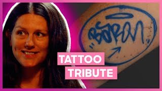 Teacher's FIRST EVER Tattoo In Memory Of Her Late Husband | NY Ink