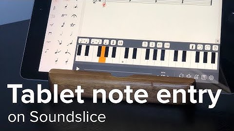 New: Create/edit sheet music on your tablet