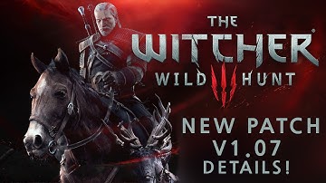 Witcher 3 PC | New Patch V1.07 Details
