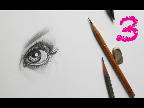 How to Draw Eyes / Как РИСОВАТЬ ГЛАЗ карандашом Часть 3