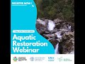 Aquatic Webinar, 7 May from 16:00-17:30 CEST.