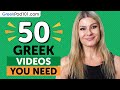 Learn Greek: 50 Beginner Greek Videos You Must Watch