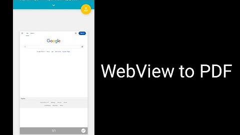 How to save WebView to PDF in android java