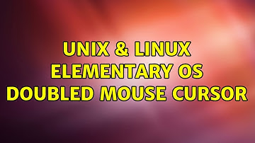 Unix & Linux: Elementary OS doubled mouse cursor (3 Solutions!!)