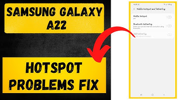 Samsung Galaxy A22 Hotspot Not working problem fixed  ✔️