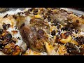 كبسة موزات اللحم المحمرة مع حشوة لذيييييييذة Best Lamb Shanks Kabsa With Delish Hashwa كبسة موزات اللحم المحمرة مع حشوة لذيييييييذة Best Lamb Shanks Kabsa With Delish Hashwa