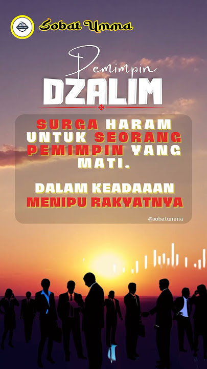 Pemimpin yang Dzalim #ustaddasadlatif #pemimpin #dzalim