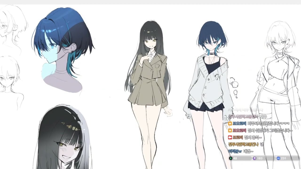 イラスト作成 Pro-p】- Live Drawing Process 25.02.22 | [DIGITAL PAINTING