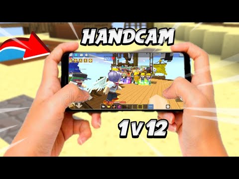 Legendary Hands VS 12 Juggernaut in Bedwars Handcam!! (Blockman GO)