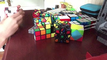 Solving My Entire Rubik’s Cube Collection Semi-Timelapse version