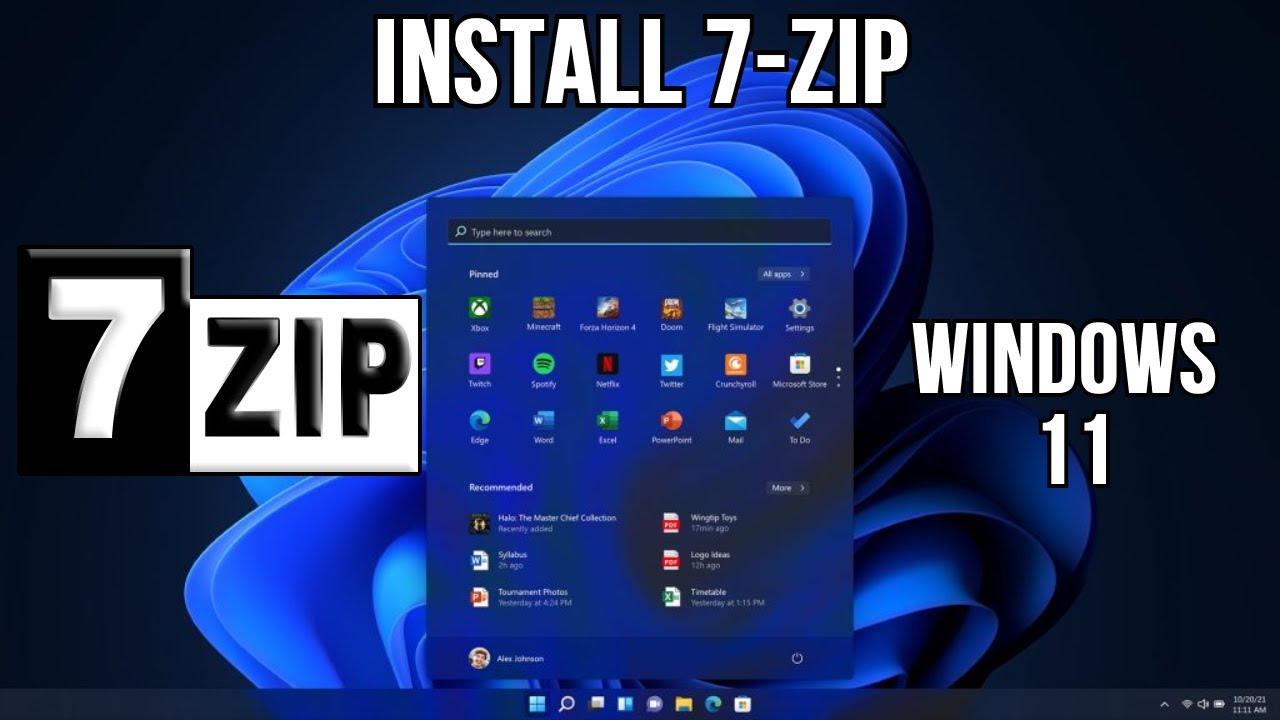 How To Install And Use 7 Zip On Windows 11 YouTube How To Install And Use 7 Zip On Windows 11 YouTube