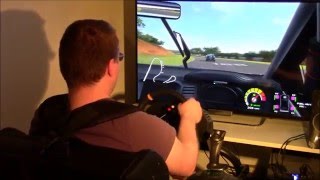 Stock Car Extreme V8 Supercars at Taruma vs AI with Motion Simulator