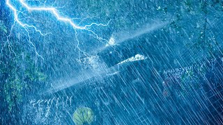 Night Thunderstorm Rain Sounds for Sleeping | Hurricane Rain on Roof, Strong Thunder & Howling Wind by LUCASTA 14,134 views 6 days ago 10 hours