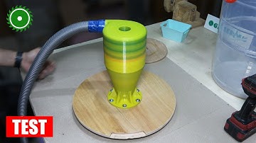 3D Printed Cyclone Sperator - Dust Collector Build and Test - 2 [4K]