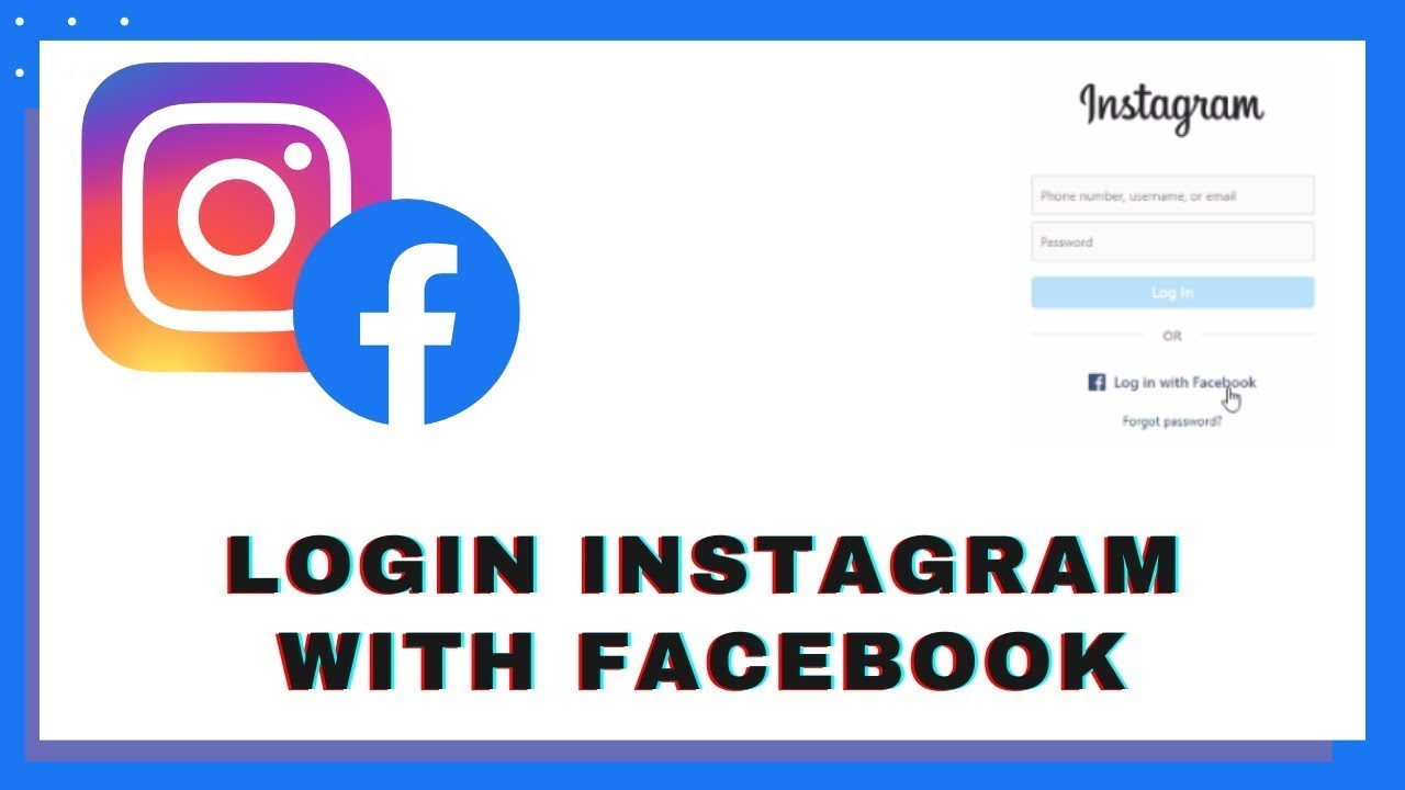 How To Login To Facebook Using Instagram 