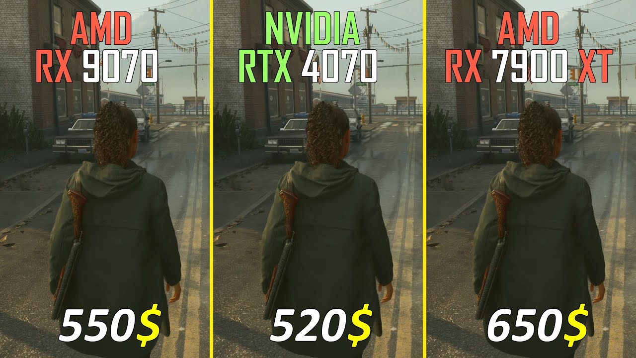 RX 9070 vs RTX 4070 vs RX 7900 XT Test at 1440P and 4K