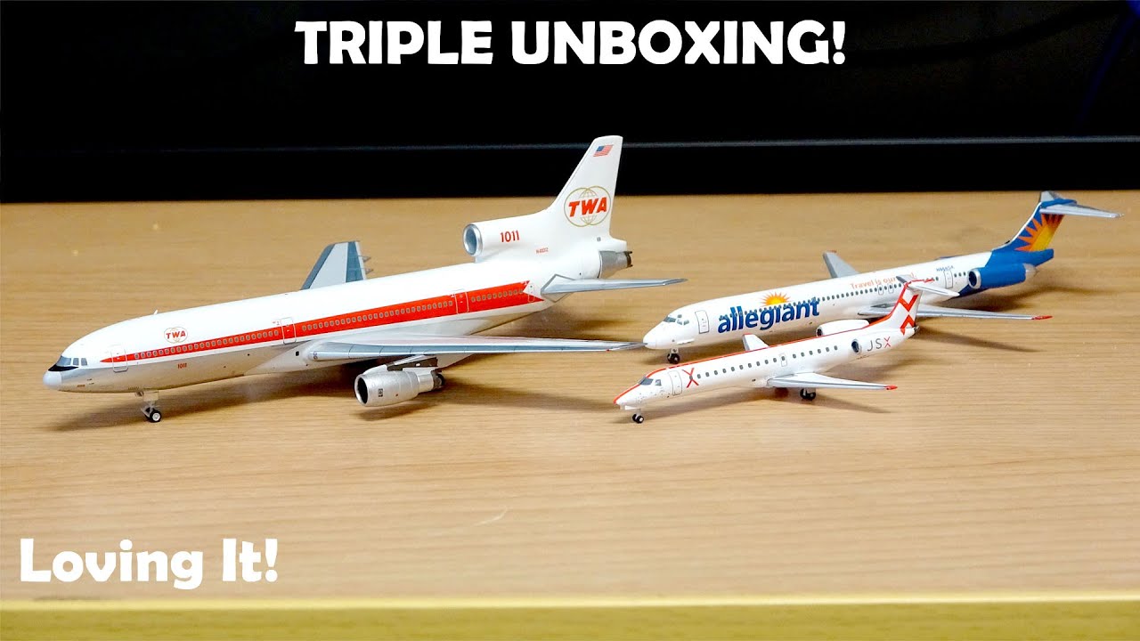 Triple Model Unboxing from the Dorms! - YouTube