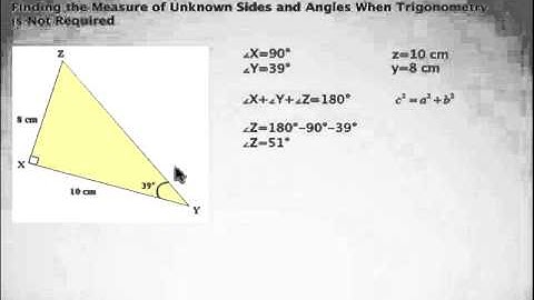 Using Trigonometry to Find Angle Measures Video 8