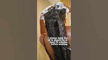 Thigh Length Hair Wash Day - How Raquel does it