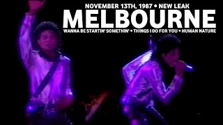 [NEW LEAK] Michael Jackson - Live in Melbourne (November 13th, 1987)