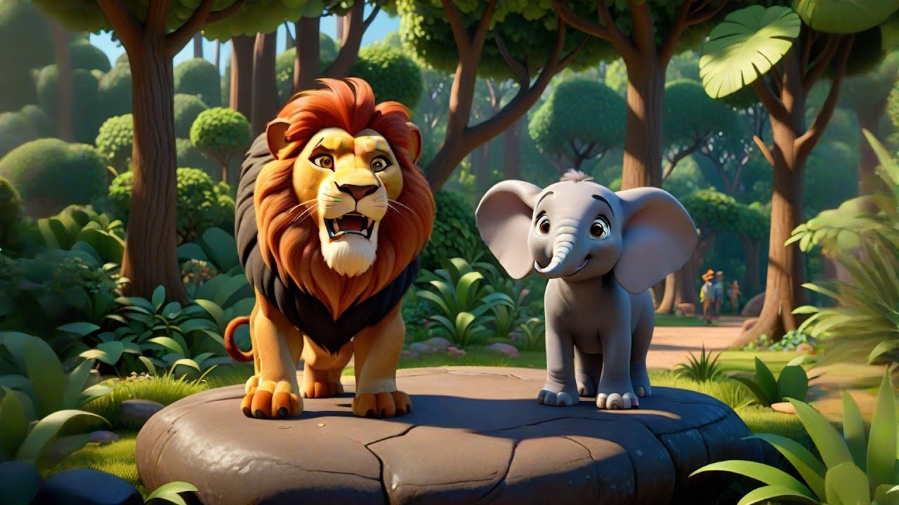 Leo Lion Sings and Roars | Animal Song for Kids | Nursery Rhymes and Baby Learning Fun