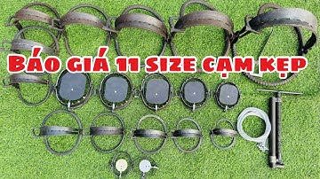 Bao giá 11 size cạm kiềng ,bẫy kẹp từ cạm bẫy chuột đến cạm bẫy chồn TẶNG FULL phụ kiện