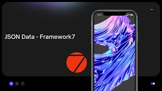 Tutorial GET JSON Data Framework7 CLI