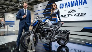 2026 NEW YAMAHA MT-03 FACELIFT FINALLY INTRODUCED!! - FIRST LOOK, & DETAILS!
