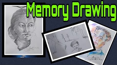 Memory Drawing ke liye figure Sketching 2021 BFA Entrance exam preparation in memory drawing