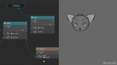 Black Ink - WIP - symmetry transform
