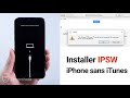 Comment installer un  fichier ipsw sur un iphoneipadipod sans itunes