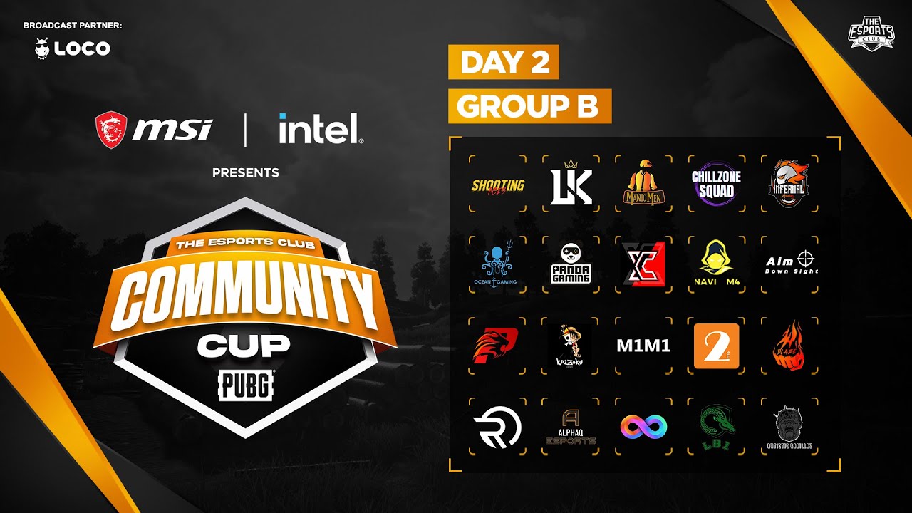 MSI | Intel presents TEC Community Cup – PUBG PC | Group B | Day 2 ...