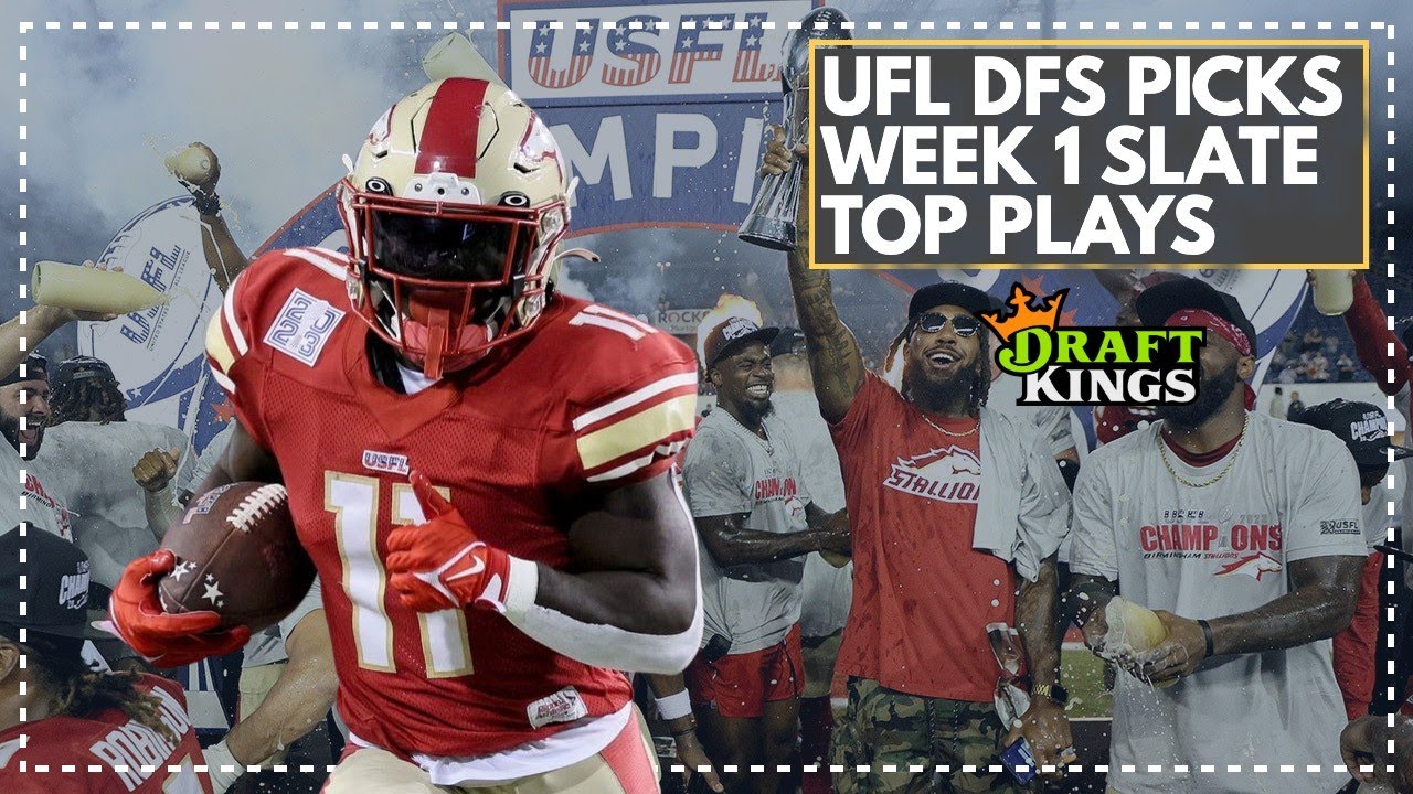 UFL DFS Picks: Week 1 2024 Main Slate - Top Picks for DraftKings