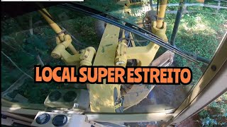 LOCAL SUPER ESTREITO COM A 120K / Motoniveladora caterpillar grader niveleuse patrola trator