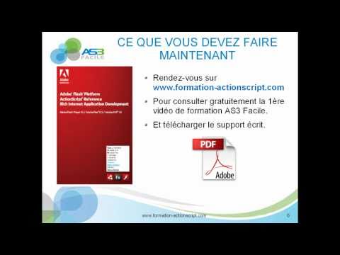 Formation ActionScript Flash Gratuite en vidéo
