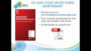 Formation ActionScript Flash Gratuite en vidéo