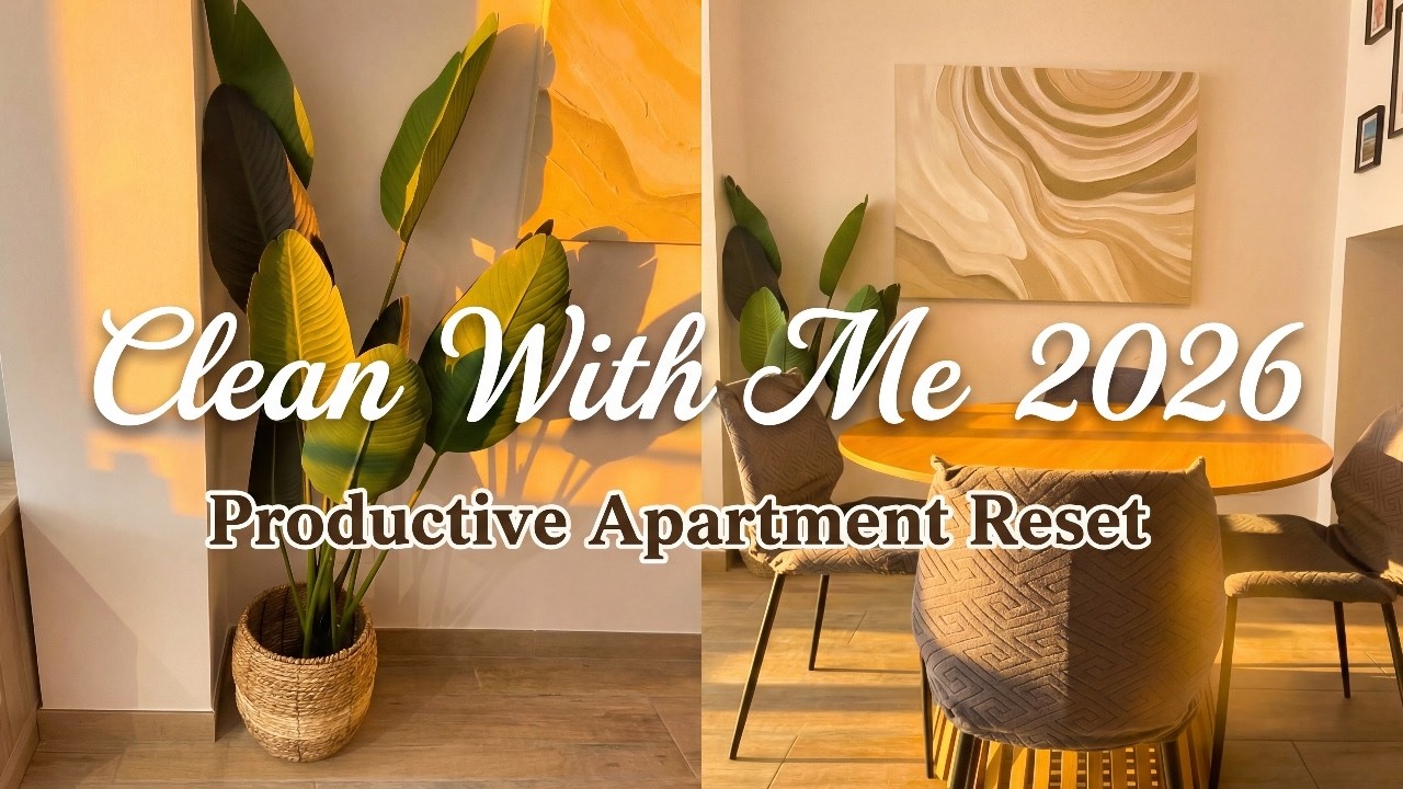 EXTREME CLEAN, RESTOCK & ORGANIZE WITH ME 💕 entire apartment reset (cozy + asmr clean)