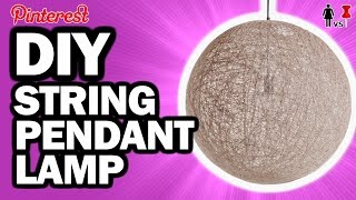 DIY String Pendant Lamp, Corinne VS Pin #23
